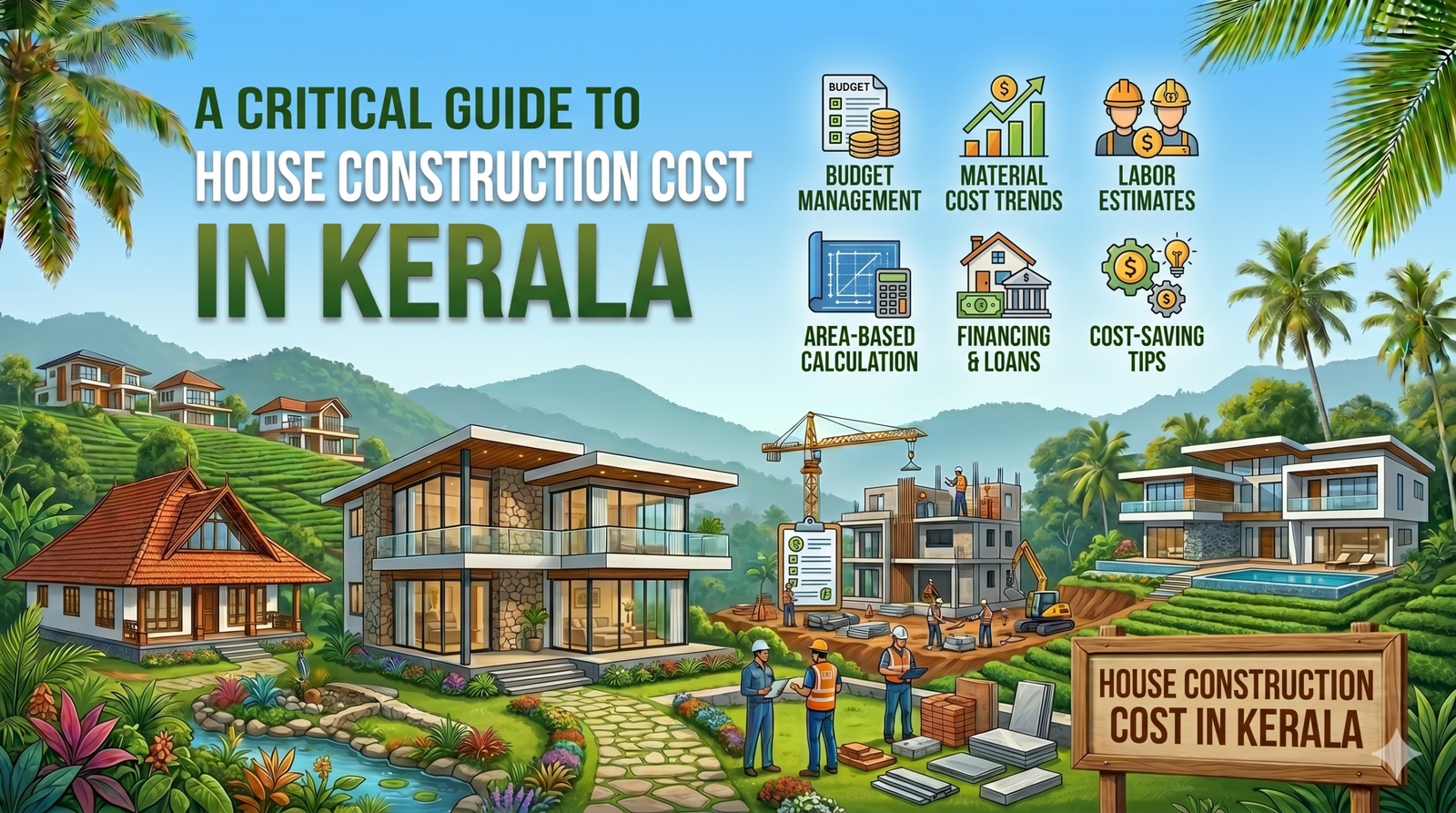House Construction Cost in Kerala.