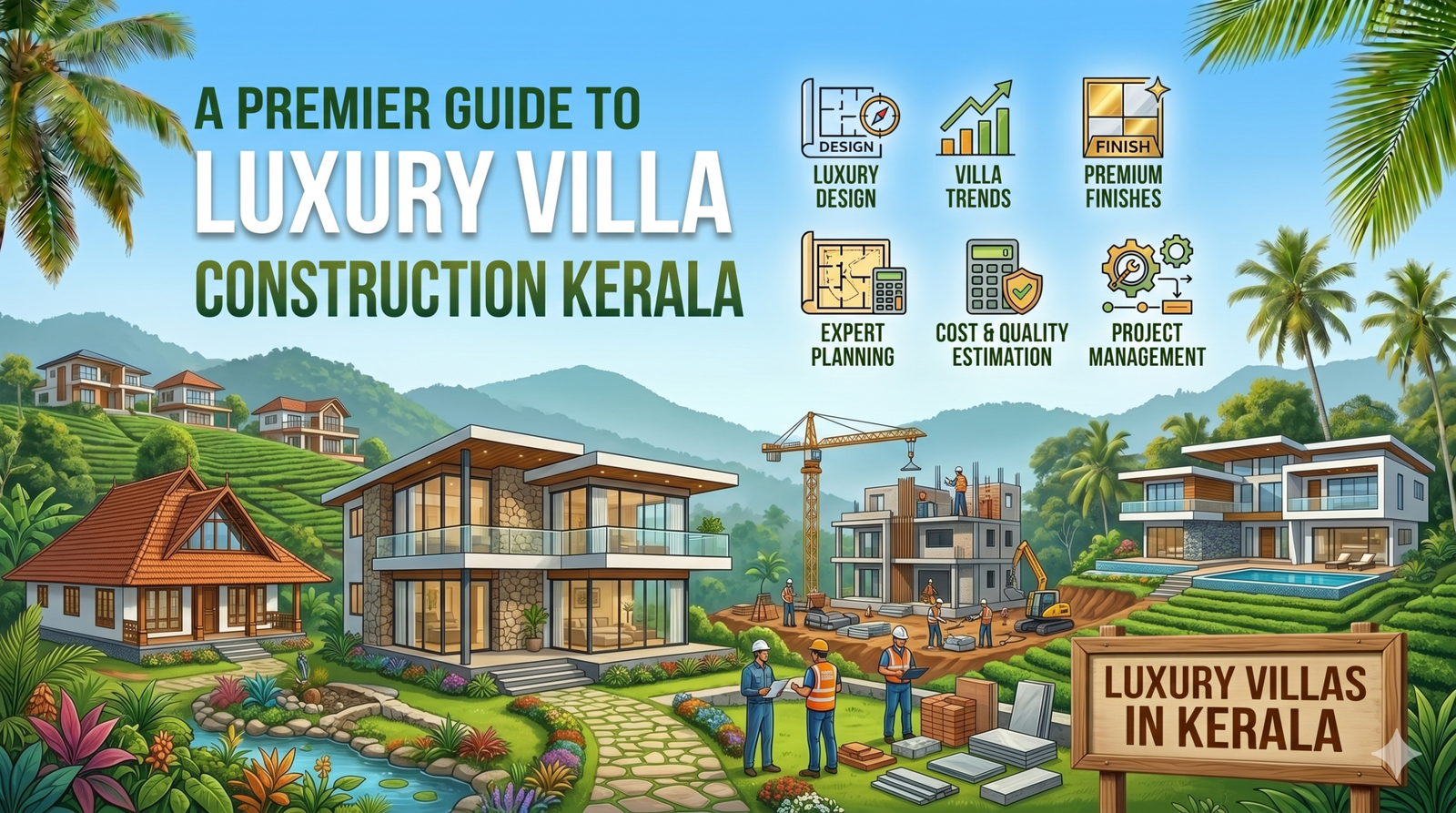 Luxury Villa Construction Kerala